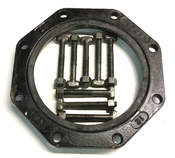 UFCO Mechanical Joint 12" Ductile Iron Gland Flange W/ Bolts & Gasket