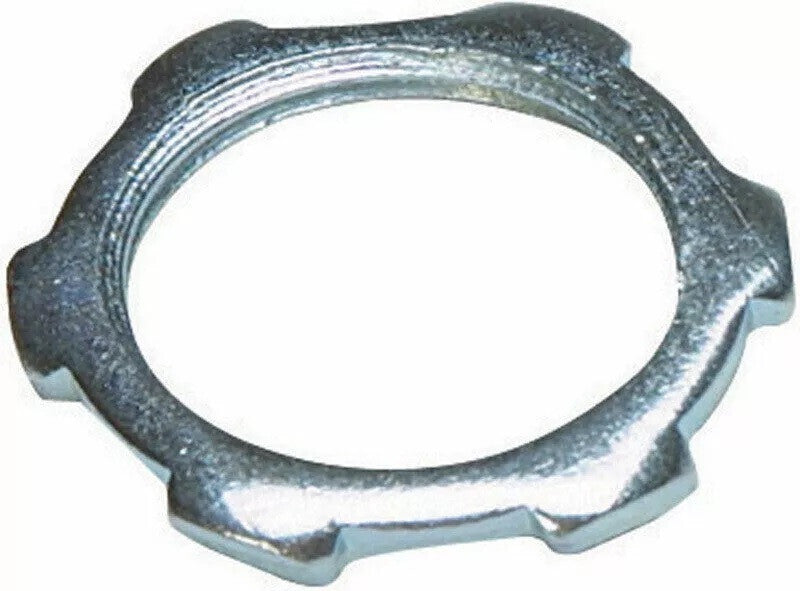 TOPAZ 291 OR EQUAL 5 INCH STEEL CONDUIT LOCKNUT LOT OF 5