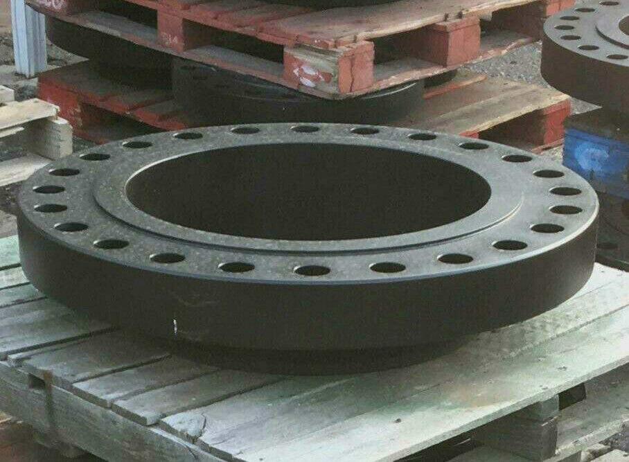 Weld Neck Flange | 24" Class 600 Raised Face S/80 (1.219W) A105N w/MTRS (ITALY)