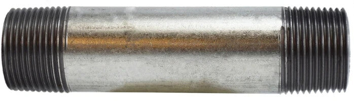 PIPE NIPPLE Galvanized 1-1/4" Schedule 80 x 3" Long Thread Both End (TBE)