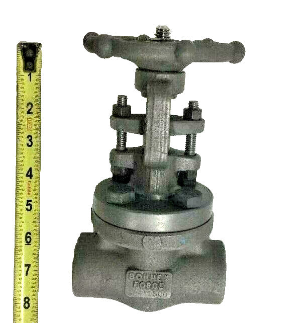 BONNEY FORGE 9HL11 Gate Valve 3/4"  CL 1500 THD x SW A105N Forged Steel Trim #8
