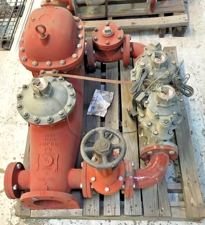 Hersey Meters MFM-II Water Flow Meter, 6" 125 Flanged W/ 4" Bypass