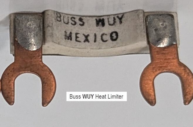 Buss WUY Heat Limiter Specialty Fuse, 30A, 600V, Fork Connector, W Series