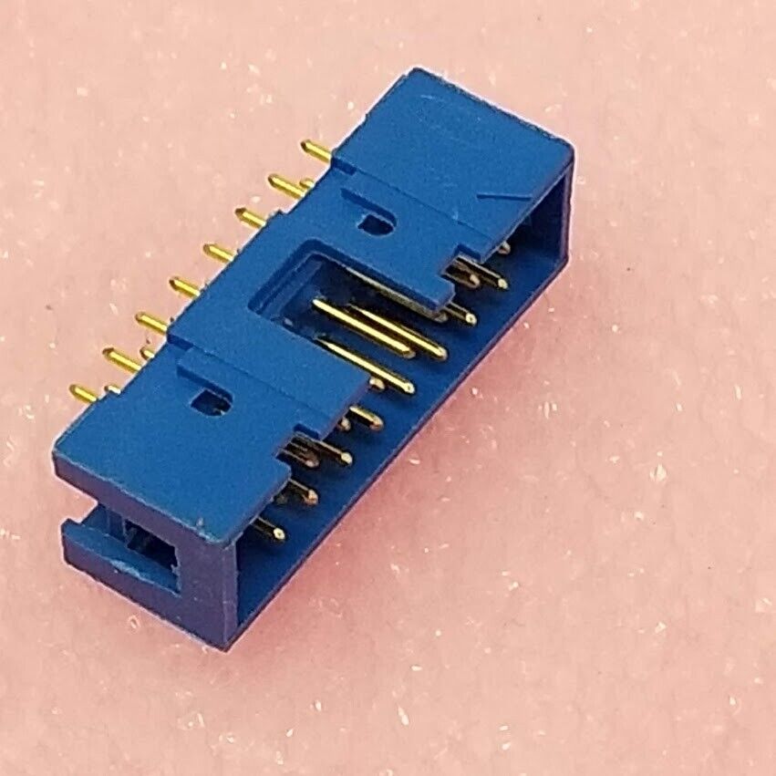 Lot of 5 - Amphenol ICC/FCI  88880-070  Connector, eader. PCB Mount, 16 Position