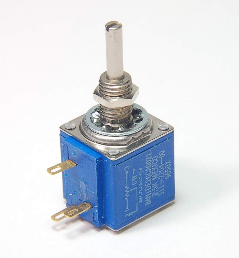 BOURNS - 84N1DE26CA0021 – 311-2204-00 - Precision Potentiometer. 2.5K Ohm 1W New