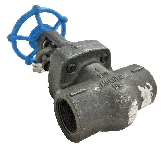 SMITH 0800-0000U Forged Steel Gate Valve 1" SW x NPT Class 800 (1975 WOG) Trim 8