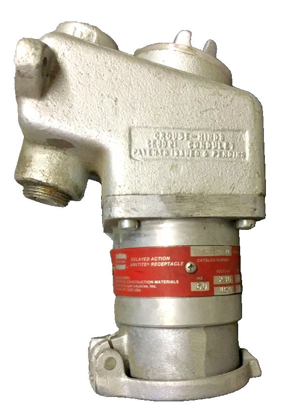 Crouse-Hinds CESD2214-S4 Delayed Action Arktite Receptacle, Model: M4