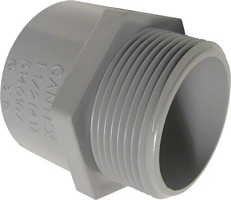 TOPAZ 1034TZ OR EQUAL 1-1/4 INCH MALE ADAPTER LOT OF 25