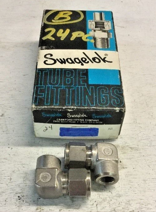 Crawford Swagelok SS-810-8-4 Female Elbow 1/2" Tube X 1/4" FNPT Tube Fitting